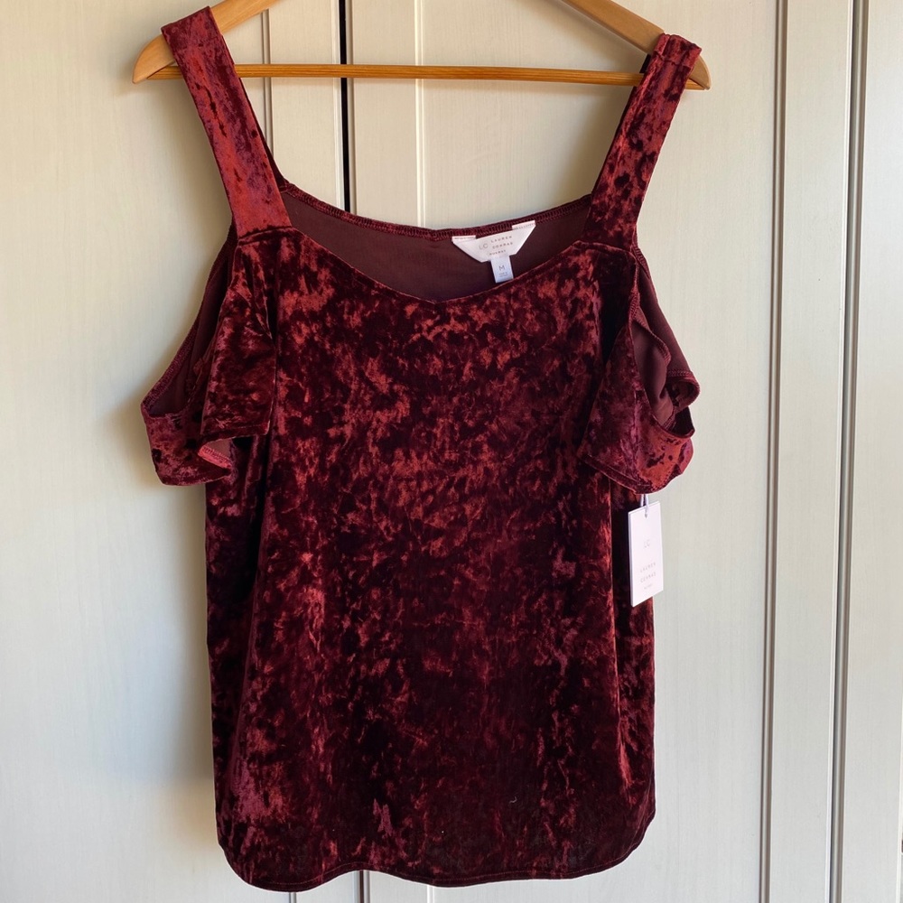 Lauren Conrad Velvet Top